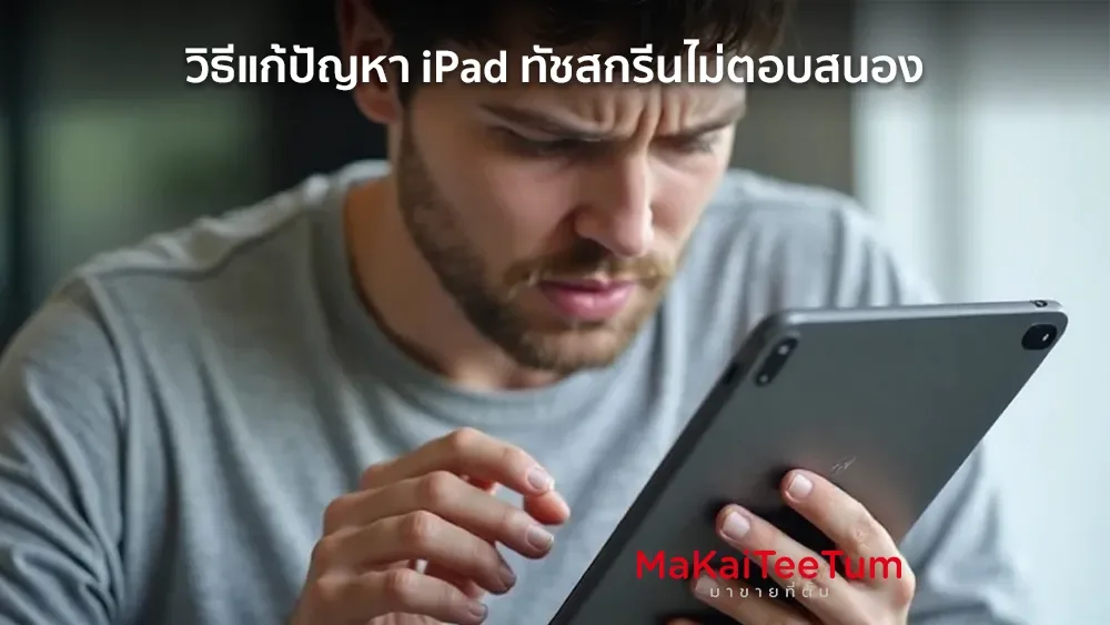 วิธีแก้ปัญหา iPad ทัชสกรีนไม่ตอบสนอง