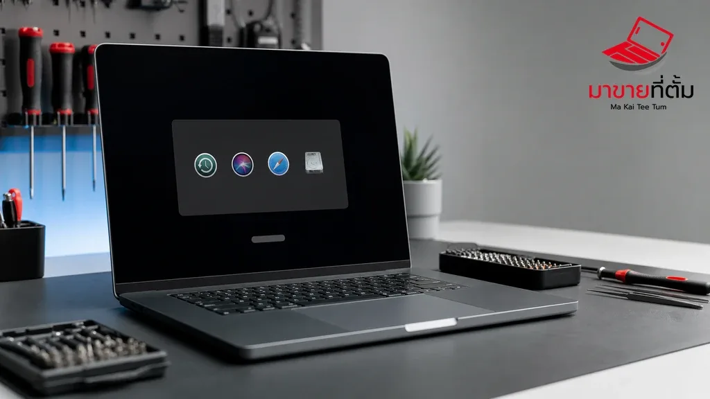 MacBook turned on but stuck in macOS Recovery