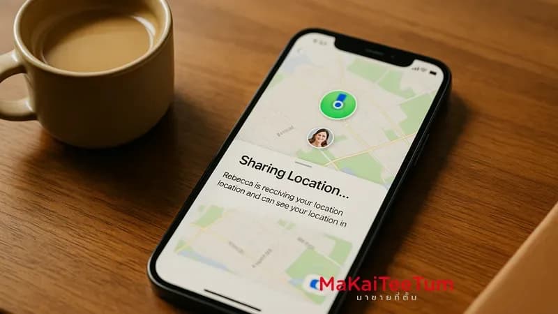 แชร์โลเคชันจาก iPhone แบบเรียลไทม์ให้เพื่อนและครอบครัว