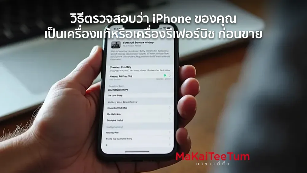 วิธีตรวจสอบว่า iPhone ของคุณเป็นเครื่องแท้หรือเครื่องรีเฟอร์บิช