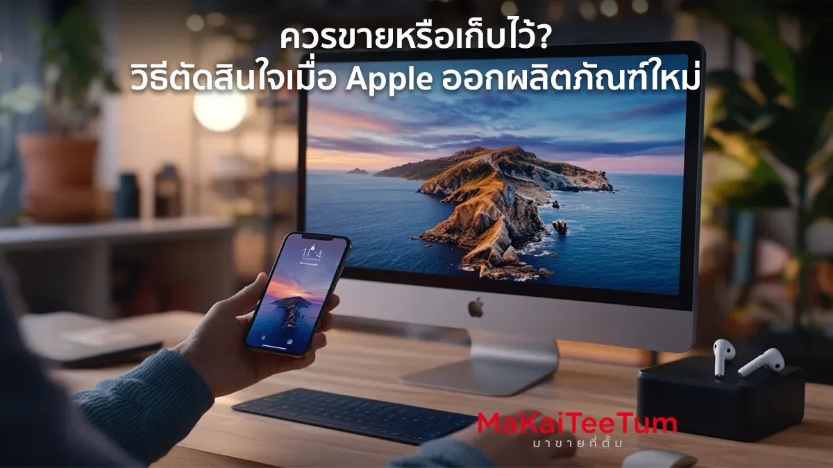 ควรขายหรือเก็บไว้? วิธีตัดสินใจเมื่อ Apple ออกผลิตภัณฑ์ใหม่