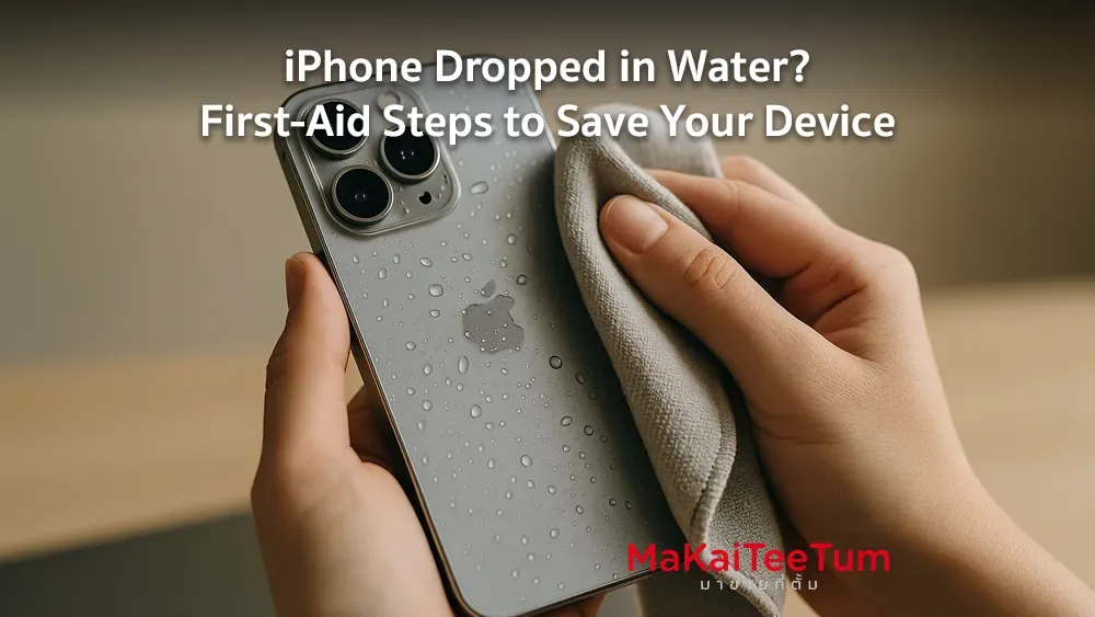 iPhone Dropped in Water? First-Aid Steps to Save Your Device