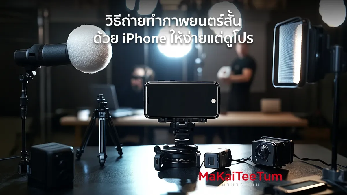 วิธีถ่ายทำภาพยนตร์สั้นด้วย iPhone ให้ง่ายแต่ดูโปร