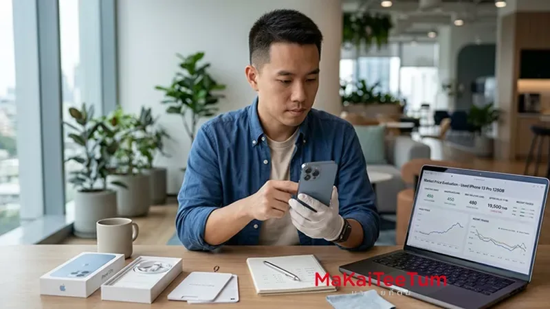 วิธีประเมินราคา iPhone มือสองที่ร้านรับซื้อใช้กัน: คู่มือฉบับสมบูรณ์