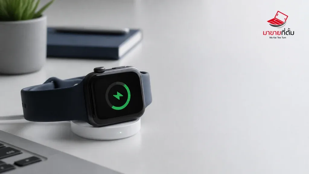 Apple Watch ชาร์จไม่เข้า ตรวจสอบอะไรบ้าง? วิธีเช็กแท่นชาร์จและแบตเตอรี่