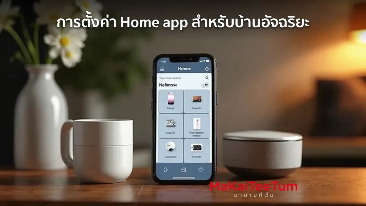 การตั้งค่า Home app สำหรับบ้านอัจฉริยะ