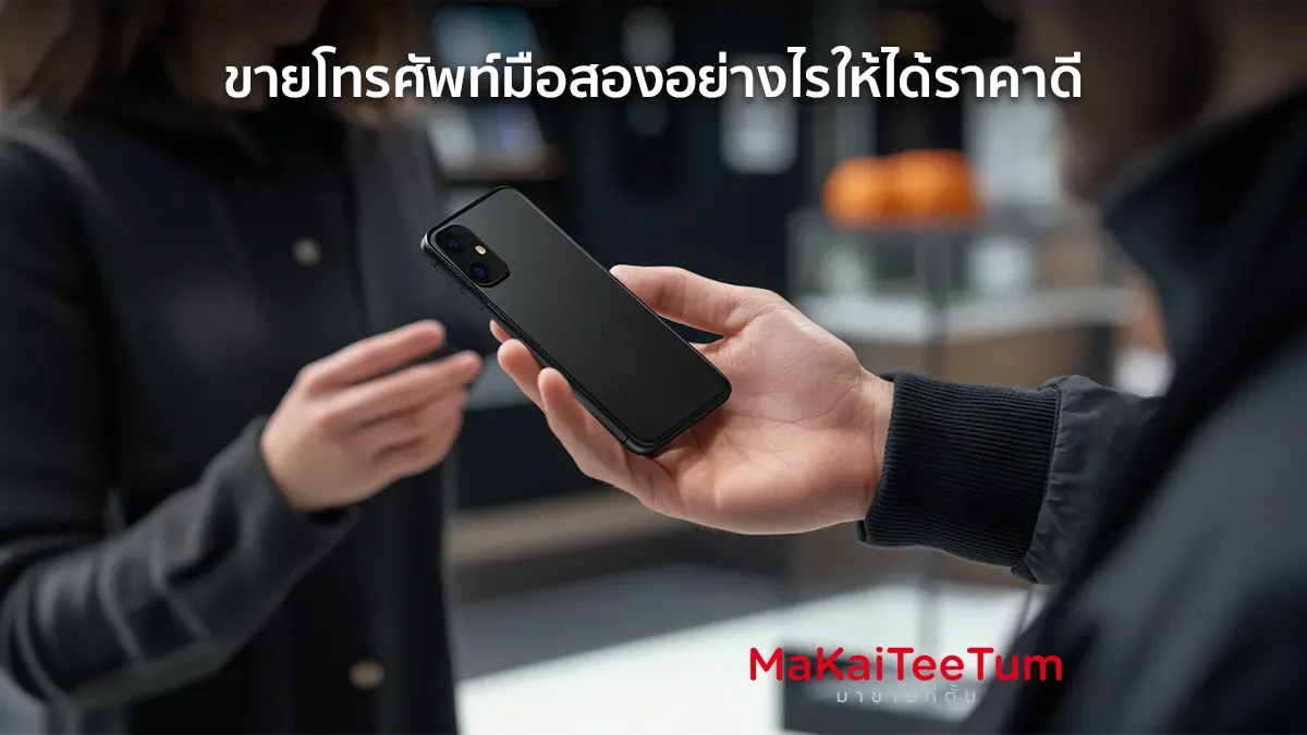 ขายโทรศัพท์มือสองอย่างไรให้ได้ราคาดี
