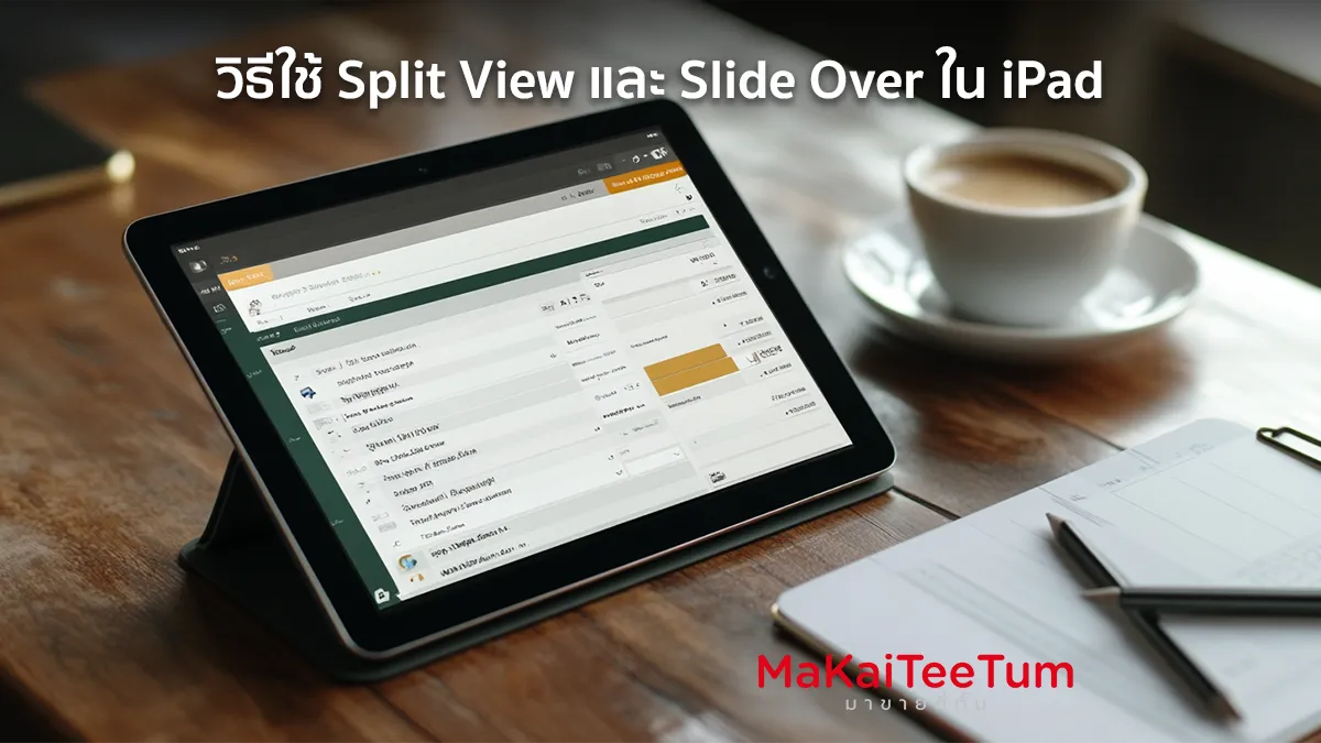 วิธีใช้ Split View และ Slide Over ใน iPad: ใช้งานมัลติทาสก์
